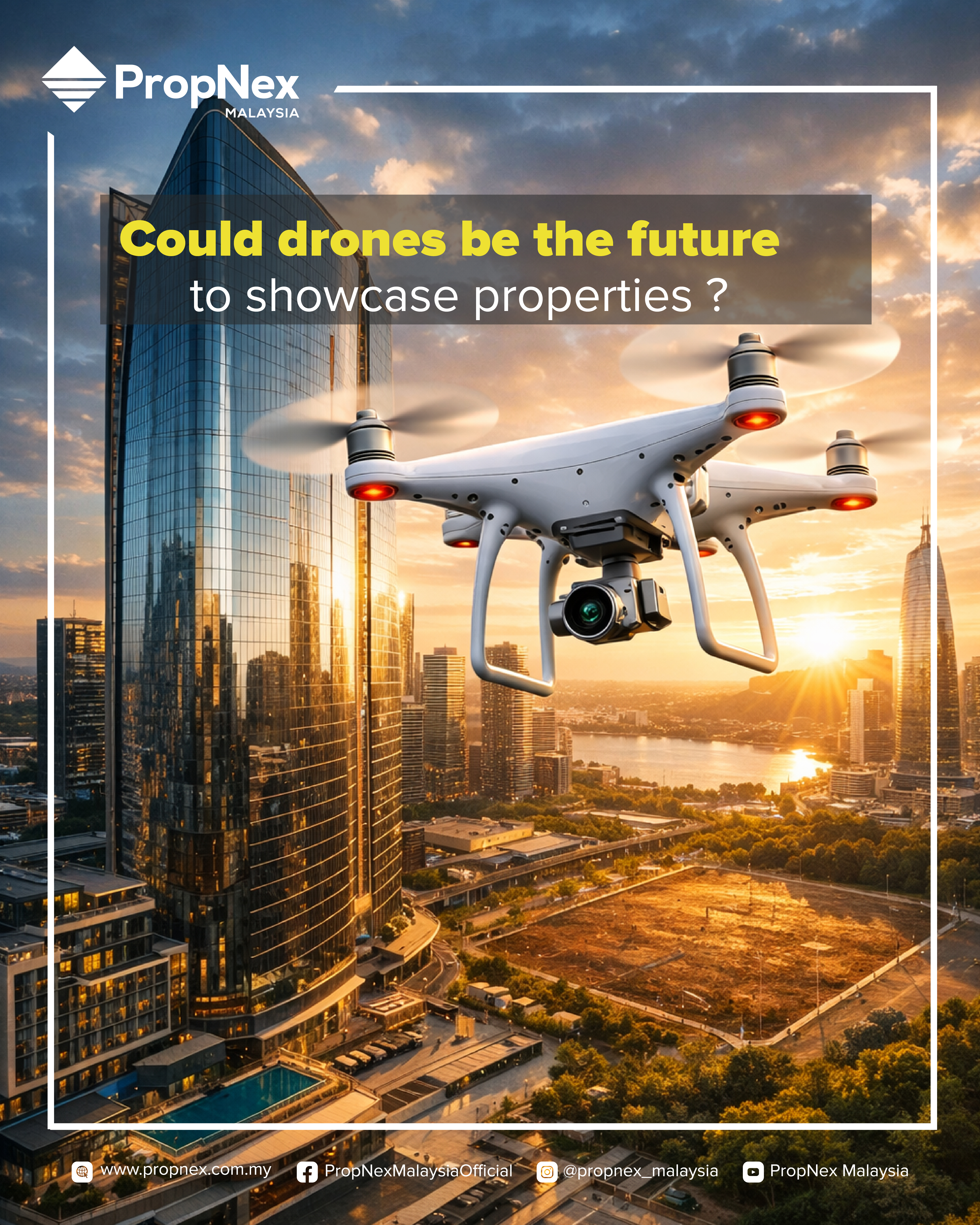 Could drones be the future to showcase properties ?